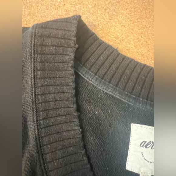 AerieVacay Everyday V Neck Sweatshirt - Picture 4 of 5